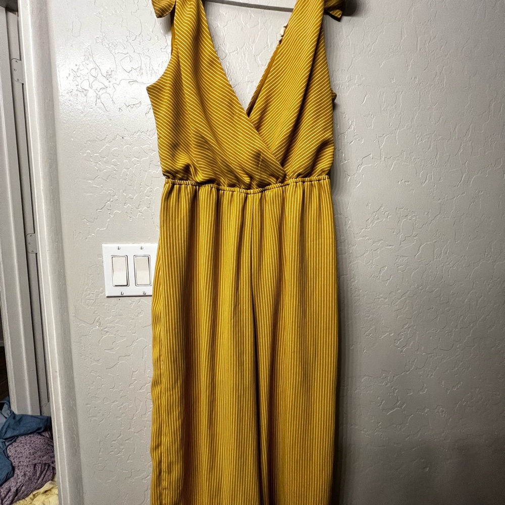 Elegant Mustard Yellow Jumpsuit